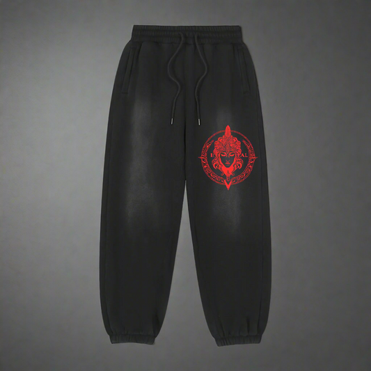Red Logo Sweatpants